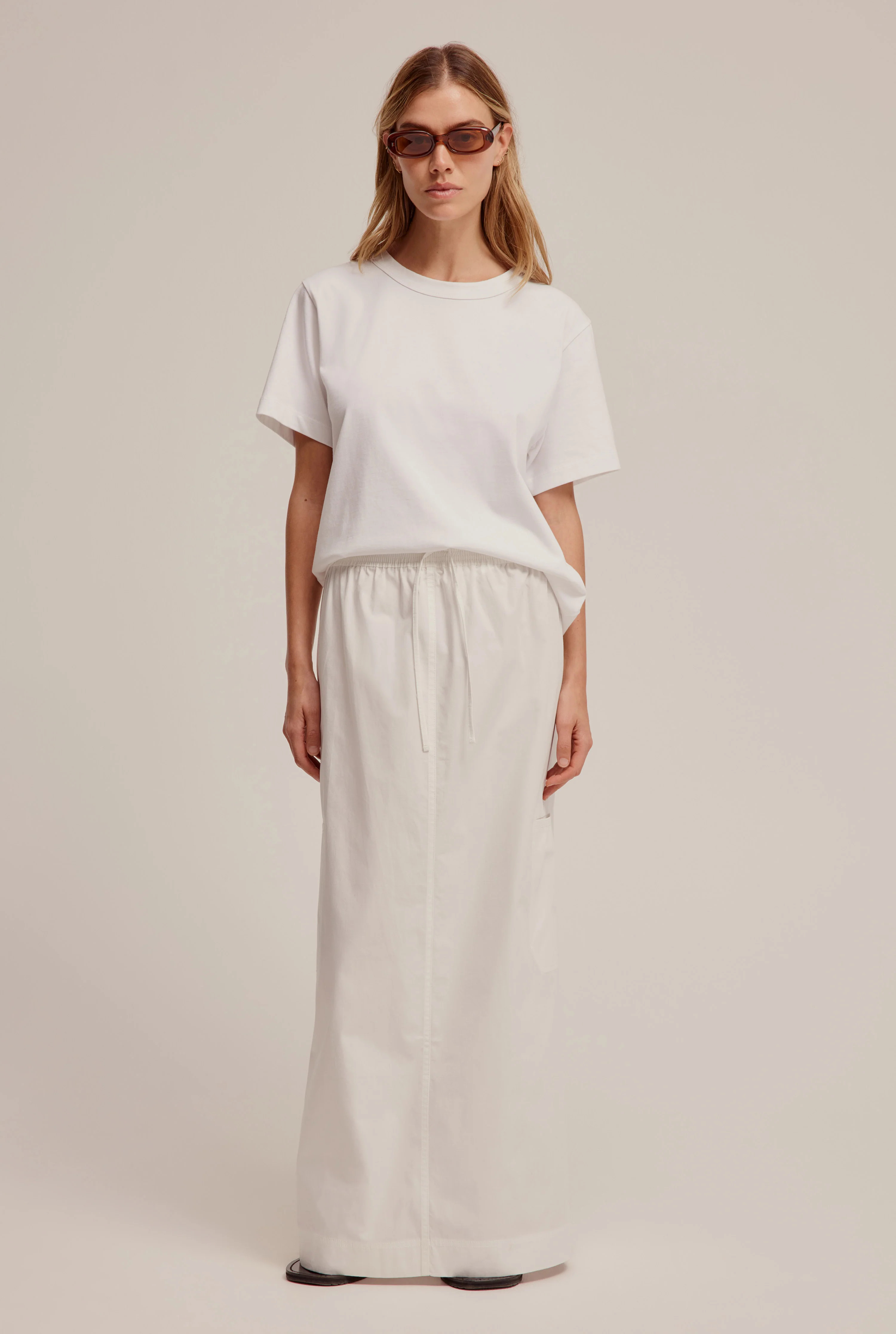 Cotton Column Skirt | Venroy AU