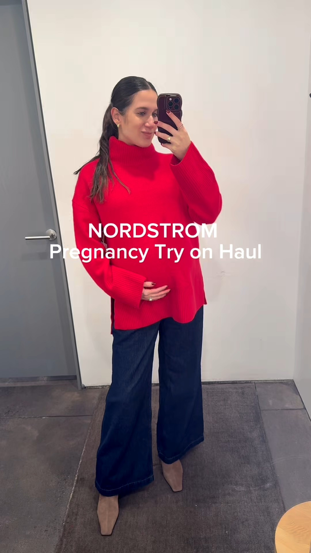 32 weeks pregnant Nordstrom Try on Haul! Do you agree with keep returns? Linking everything do you know the good & bad of order ❤️#ltknordstrom #ltktryon #tryonhaul #nordstromhaul #pregnant

Sizes
Red Sweater: L
Cream Sweater: M
White long sleeve: L
Green dress: M
Gray dress - sold out! 

#LTKmomlife #LTKBump