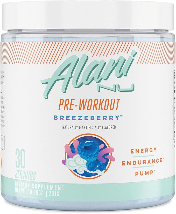 Alani Nu Pre Workout Supplement Powder for Energy, Endurance & Pump | Sugar Free | 200mg Caffeine... | Amazon (US)