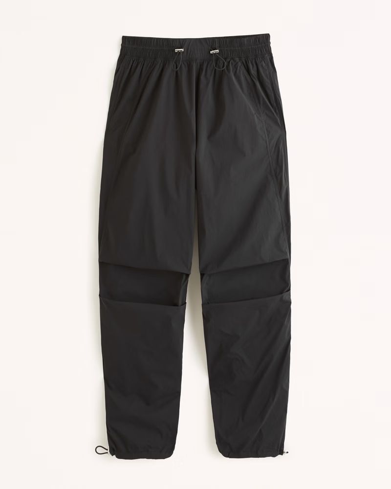 YPB Crinkle Nylon Parachute Jogger | Abercrombie & Fitch (US)