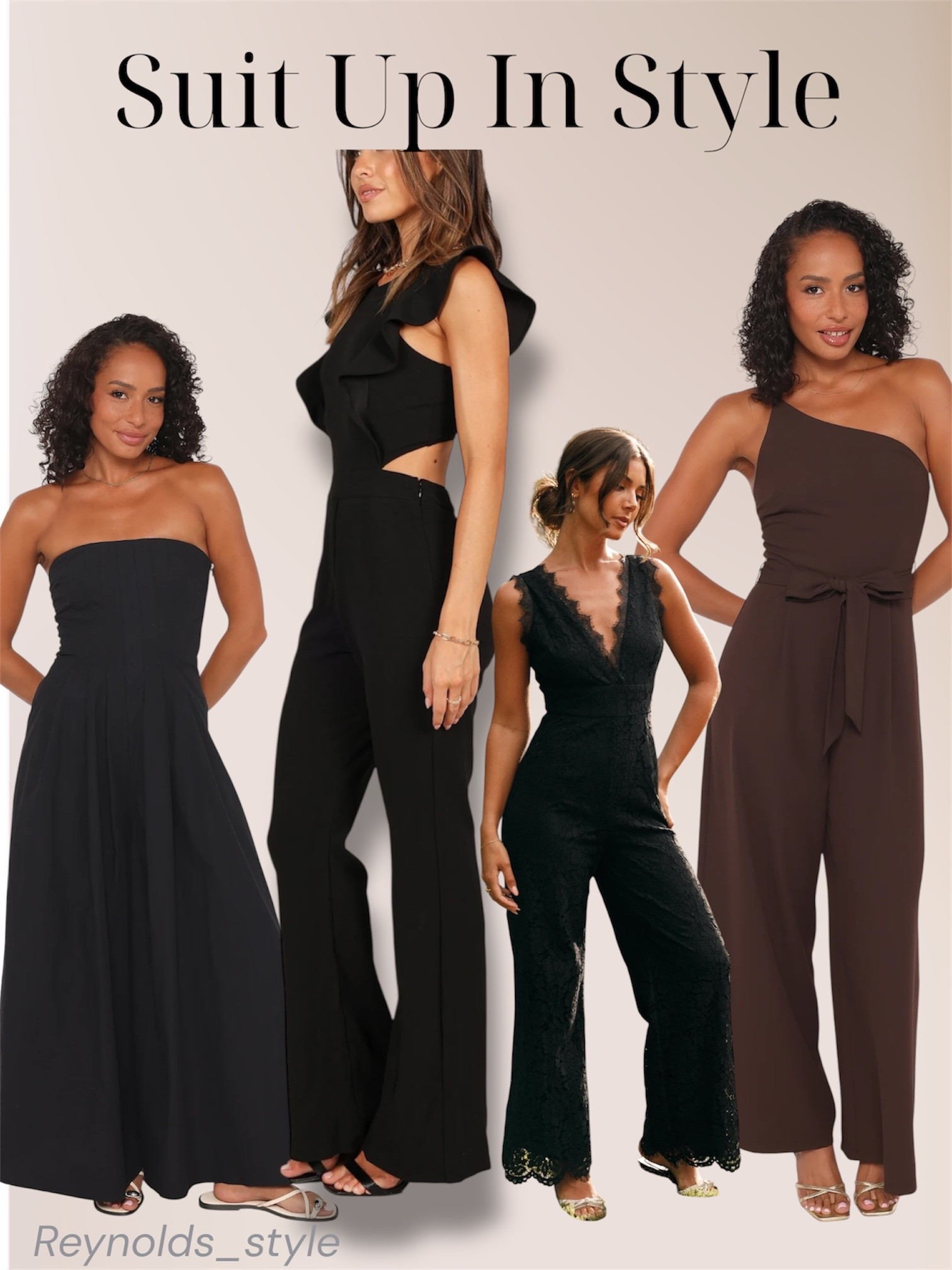 Chic, effortless, and always in style 🖤 these elevated jumpsuits are the definition of throw-on-and-go sophistication. Whether you’re heading to dinner, an event, or just want to look put together without the effort—this is it. Clean lines, flattering fits, and timeless neutrals you’ll reach for again and again.


#LTKgrwm #LTKWedding #LTKTravel