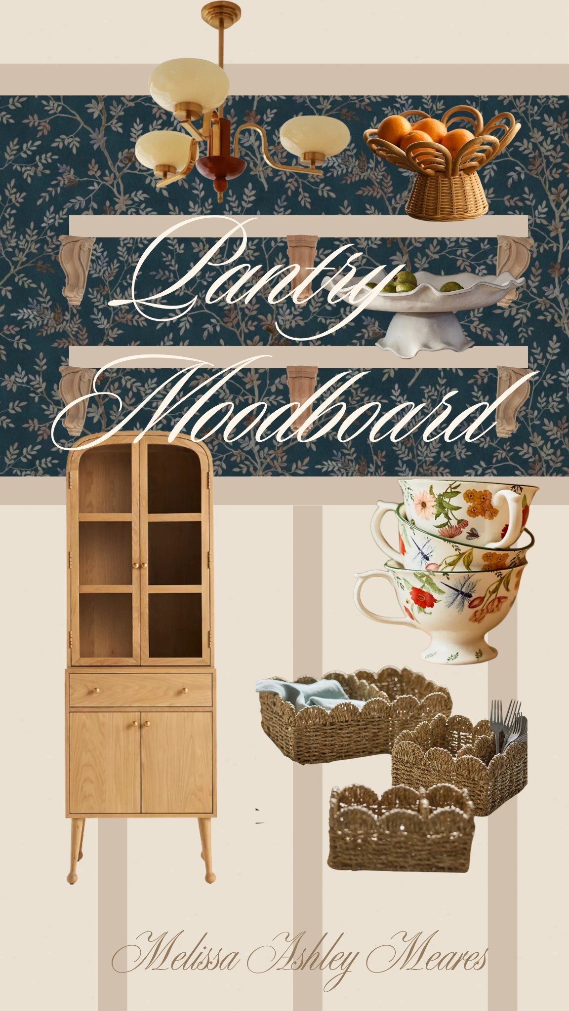 Moodboard #2 for my pantry remodel 🌻🌷🌹🪻

Spring decor, spring dishware, serving ware, rattan, basket, scallops 