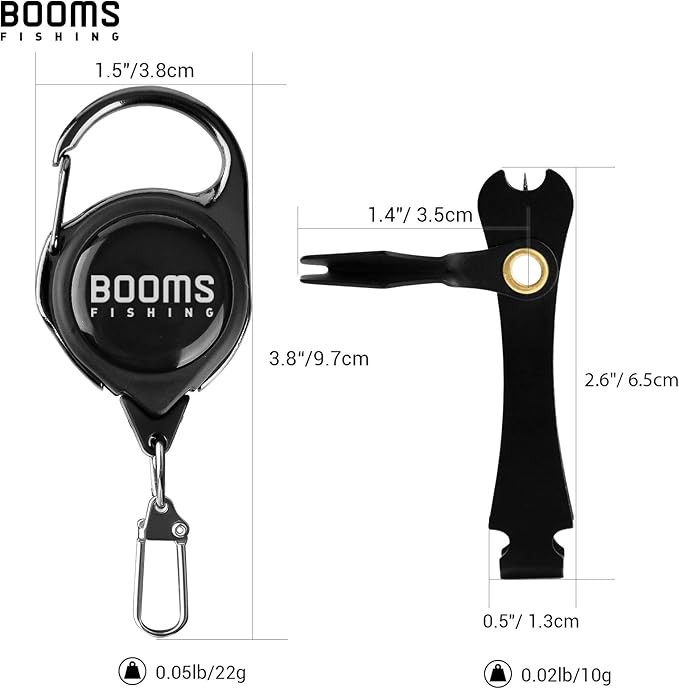 Booms Fishing FC2 Fishing Knot Tying Tool, Fly Fshing Line Cutter, Fishing Clippers with Retracto... | Amazon (US)