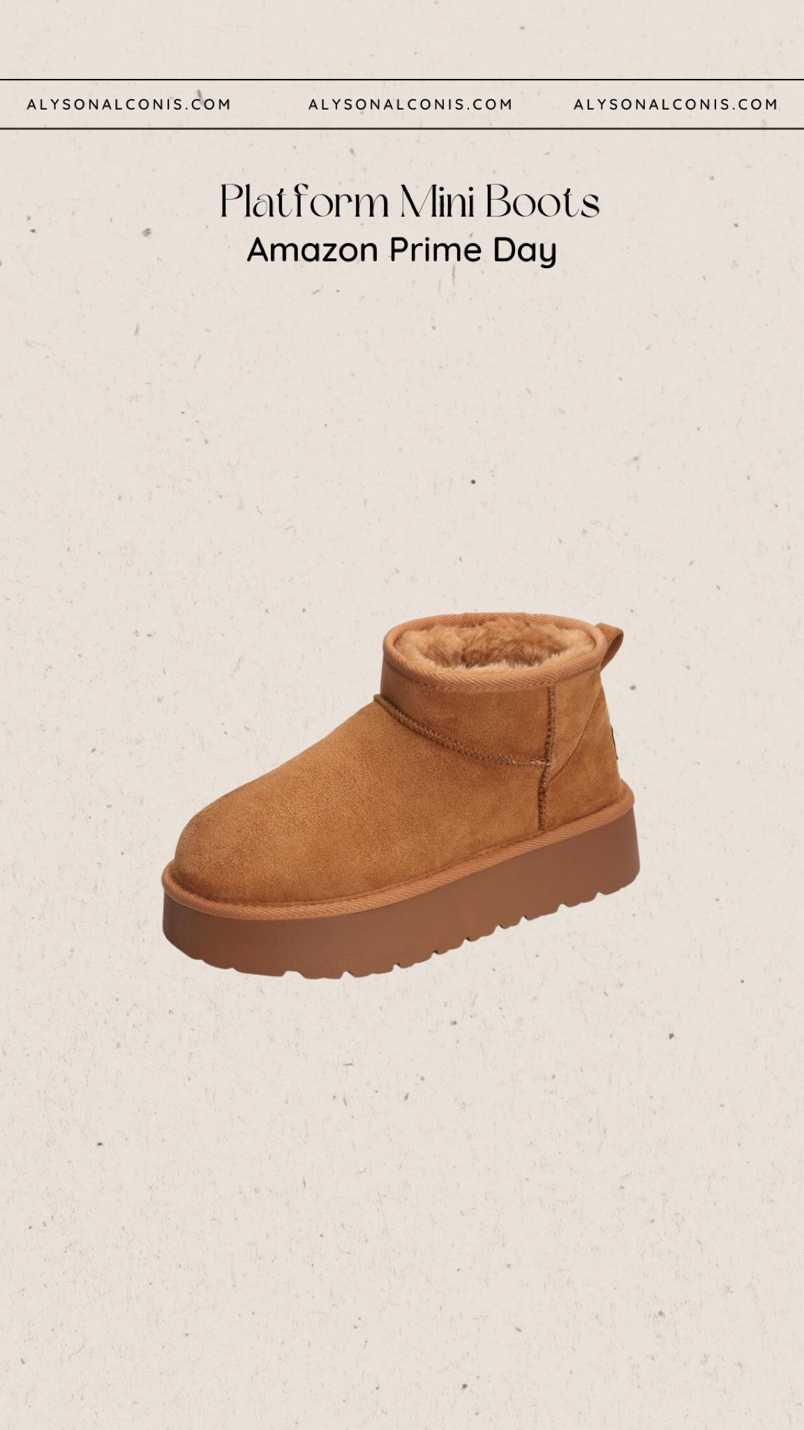 So cute for Fall and Winter! I wear mine with leggings when I do errands or go to workout classes!

Amazon prime day boots, Amazon prime day ugg mini boots dupe, amazon prime day ugg dupe