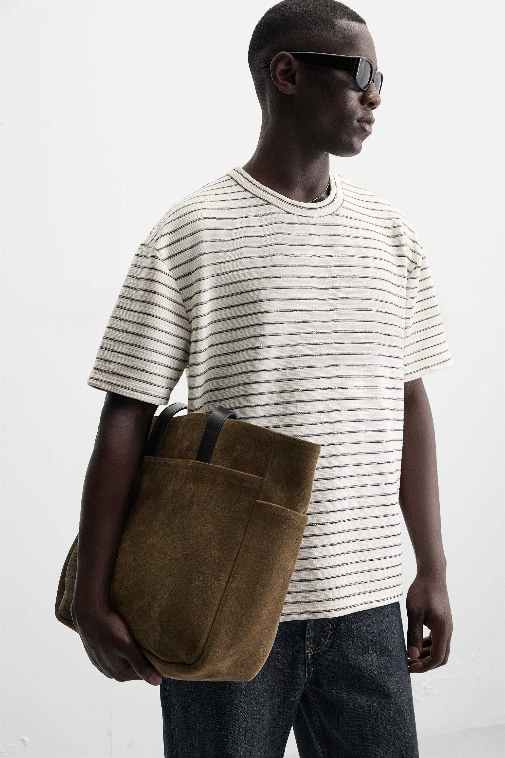JACQUARD STRIPED T-SHIRT | Zara US