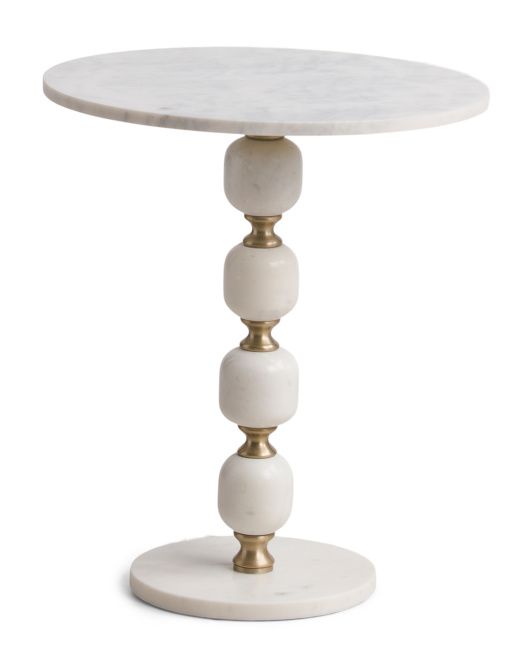 Marble Side Table | TJ Maxx