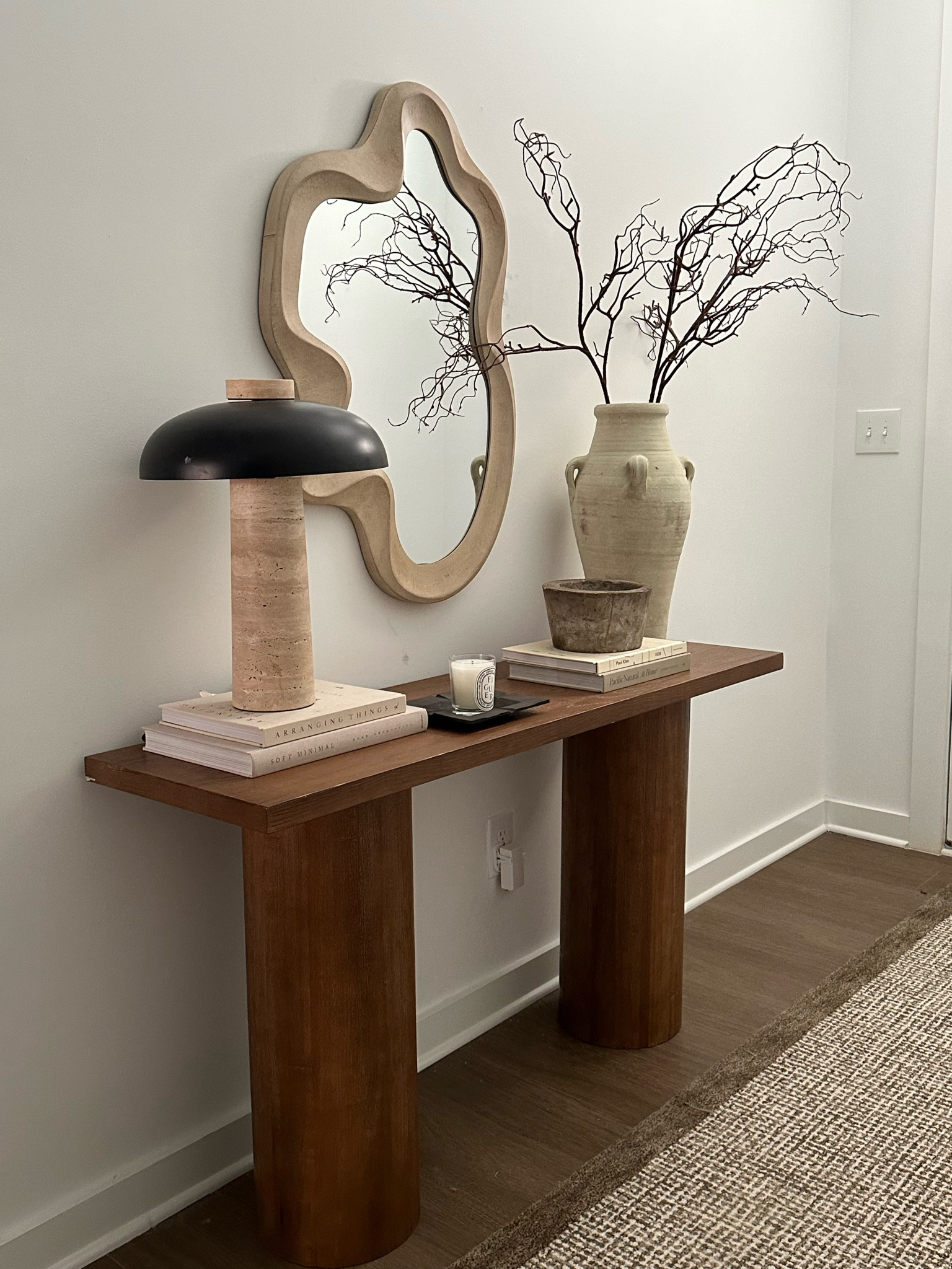 amazon wood console table! 

#LTKhome