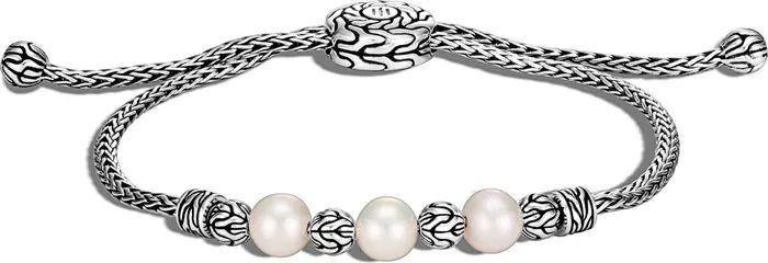 Classic Chain Pearl Pull Through Bracelet | Nordstrom