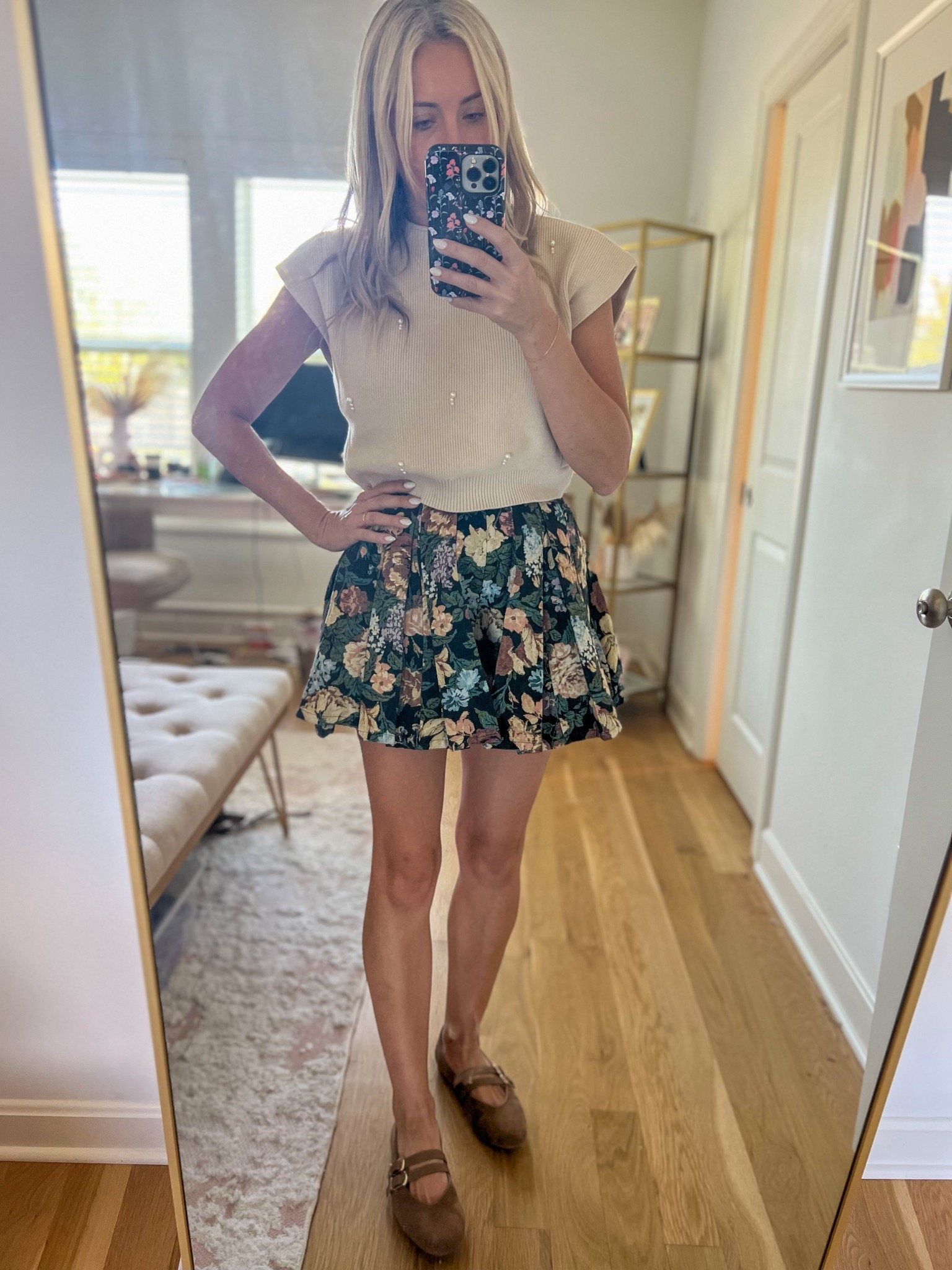 The cutest tapestry skort from Flourish in Frills boutique paired with the perfect fall flats from Target 

#LTKFindsUnder100 #LTKSeasonal #LTKShoeCrush