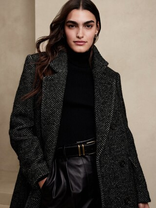 Cortazar Herringbone Coat | Banana Republic (CA)