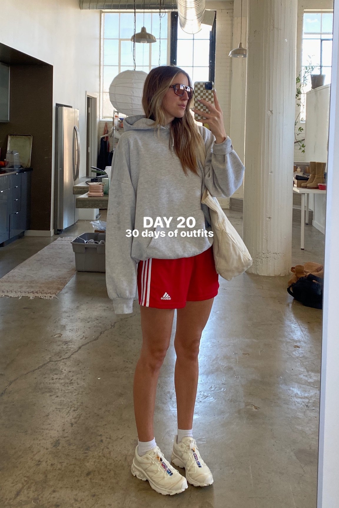 Shorts: medium 
Shoes: vanilla ice color-way, fit runs a little big 
Tote: Aime Leon Dore 
Hoodie: vintage Jerzees super sweats is the brand 


#LTKfindsunder50 #LTKfindsunder100 #LTKstyletip