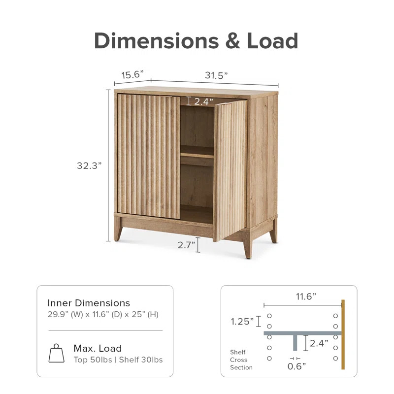 George Oliver Dorcus Accent Cabinet & Reviews | Wayfair | Wayfair North America