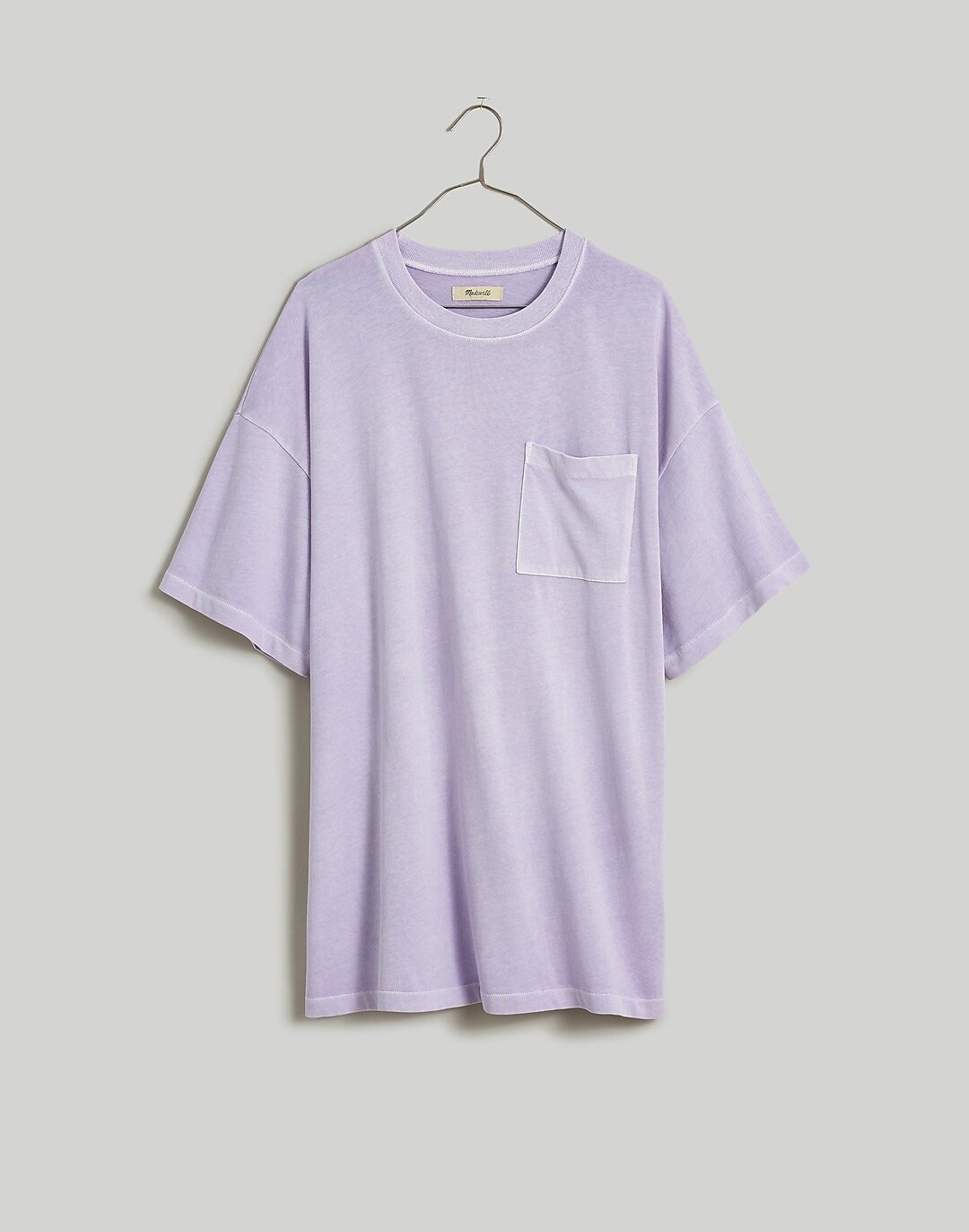 Garment-Dyed Oversized Pocket Tee | Madewell