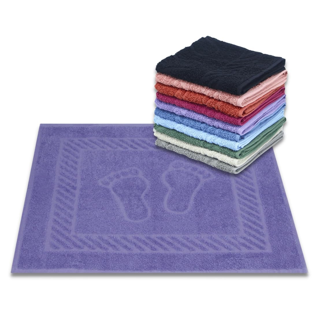 Kit 10 Tapetes Para Banheiro Atoalhado Felpudo p/Secar Pés Saída Box Alta Absorção | Amazon (BR)