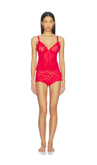Triangle Cami And Short Set in Red | Revolve Clothing (Global)