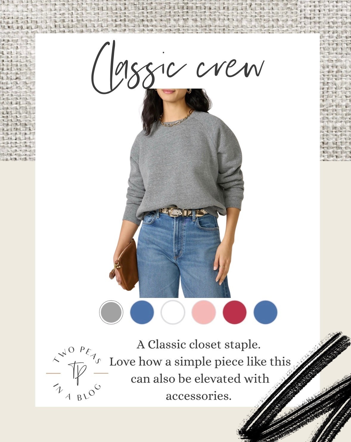 Classic crew sweatshirt. A closet staple  

#LTKSeasonal #LTKgrwm