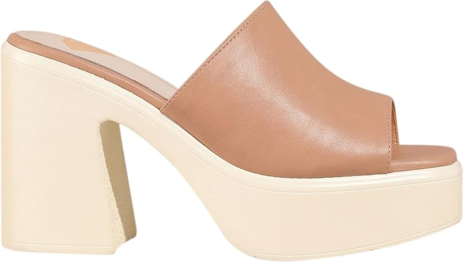 Sienne Chunky Heel Slip-on Square Toe Platform Sandals | Amazon (US)