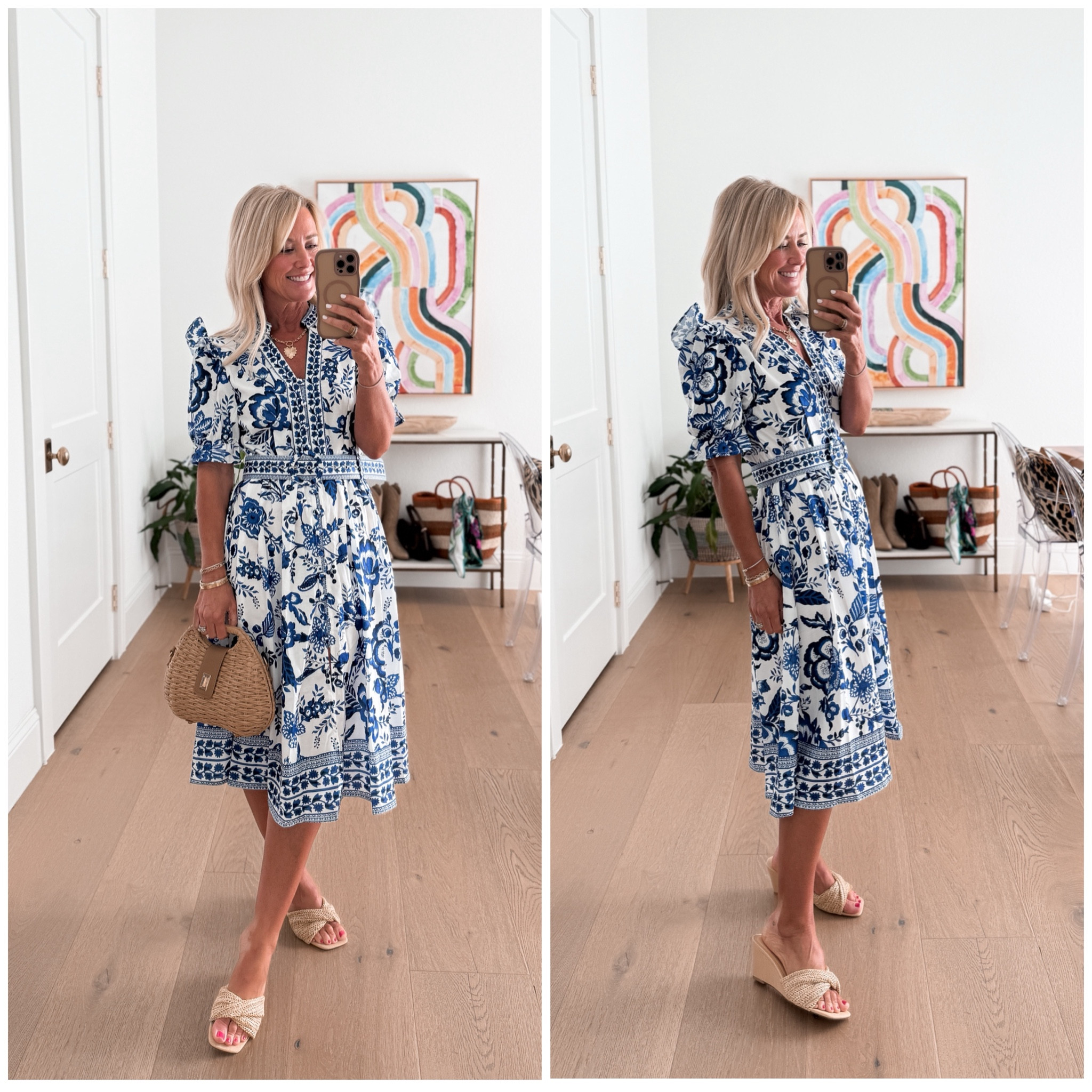 Amazon Fashion Finds | Hi Sugarplum! 

I’m always a fan of blue and white, and this dress does not disappoint! 
Dress: Small

#LTKSeasonal #LTKOver40 #LTKootd