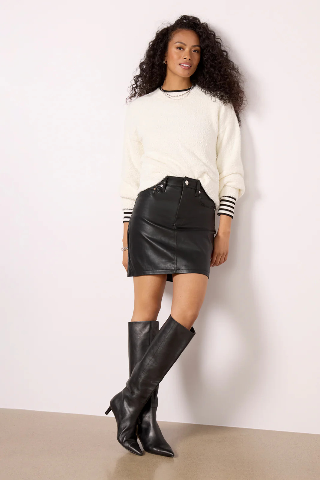 Ellie Faux Leather Skirt | Evereve