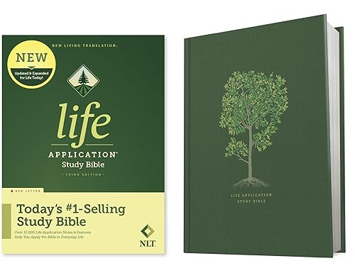 NLT Life Application Study Bible, Third Edition (Red Letter, Hardcover) Tyndale NLT Bible with Up... | Amazon (US)