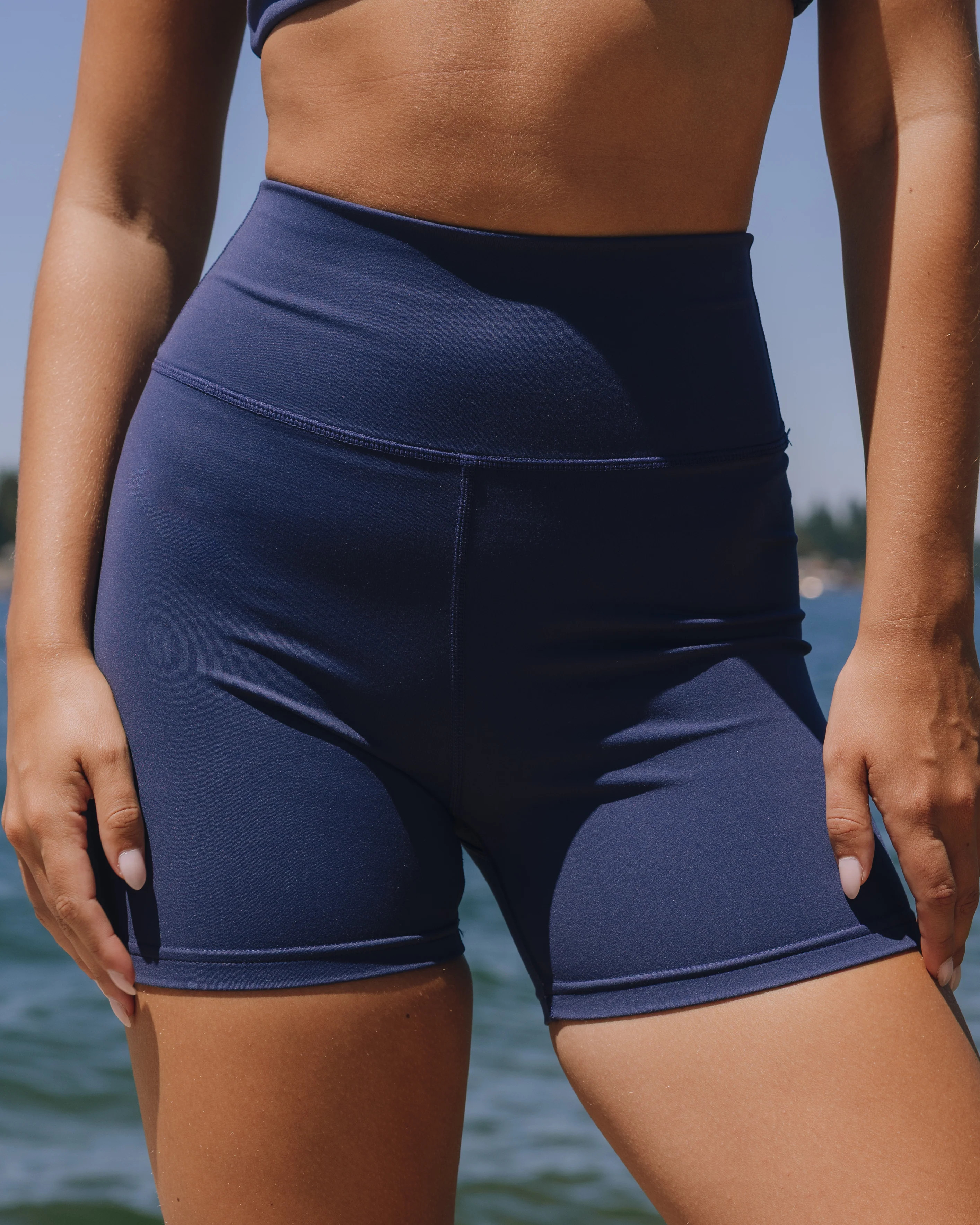 Go! Shortie Shorts - Denim | Daily Drills LLC