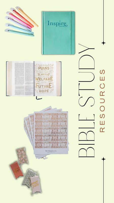Favorite Bible study resources. The ESV study Bible is 35% off right now!

#LTKhome #LTKsalealert #LTKfamily
