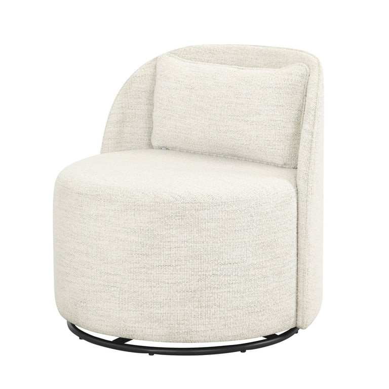 Better Homes & Gardens Juliet Modern Arch Swivel Chair, Cream Bouclé - Walmart.com | Walmart (US)