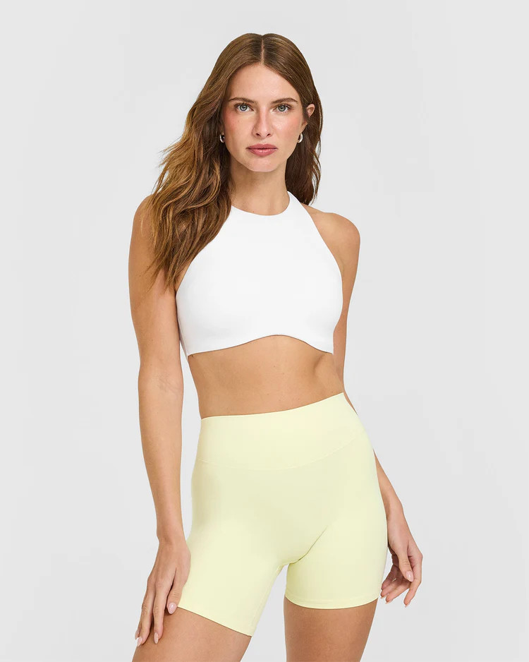SoftMotion™ High Neck Sports Bra 
 White | Oner Active (UK / US)