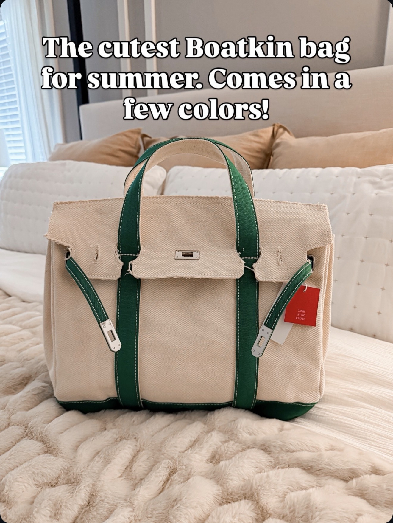 The cutest Boatkin bag for summer and it comes in multiple colors 🤍

#LTKOver40 #LTKMothersDay #LTKSeasonal