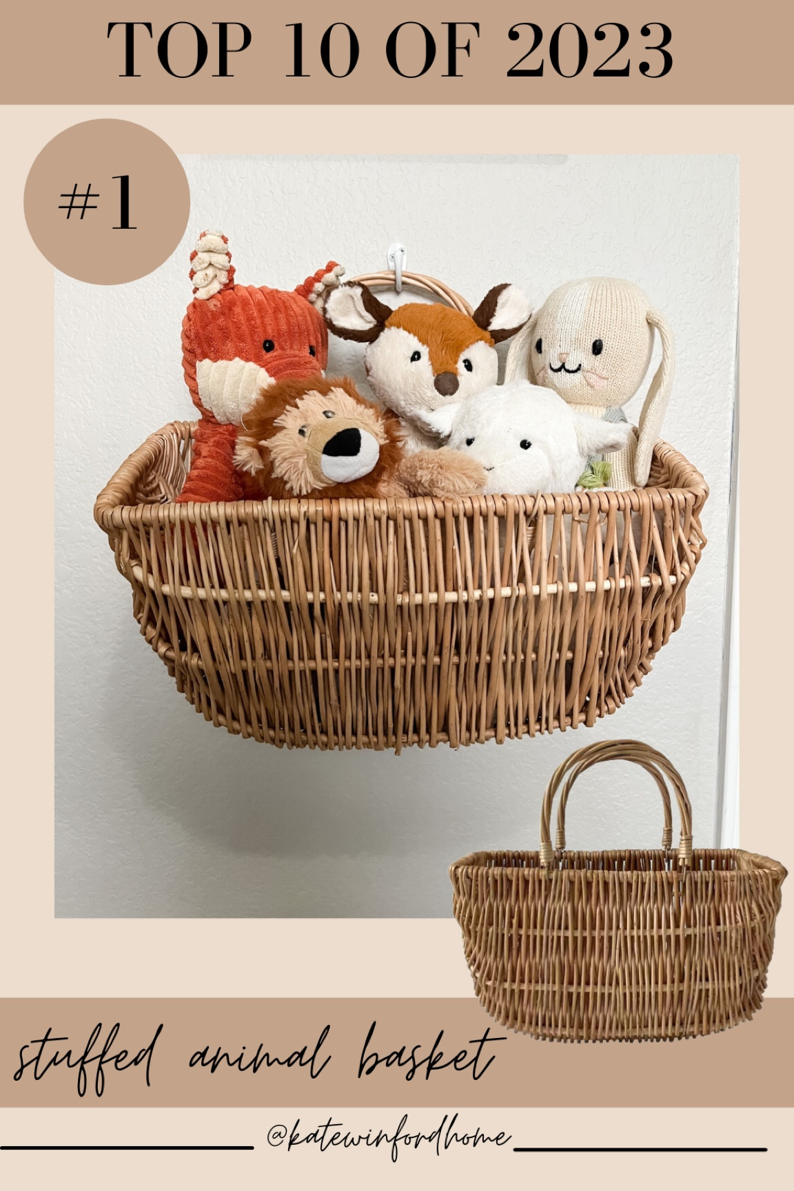 My best selling product of 2023 is this wall hanging basket that i used for stuffed animal storage in my son's room! It is finally back in stock too! 

#LTKhome #LTKkids #LTKfamily