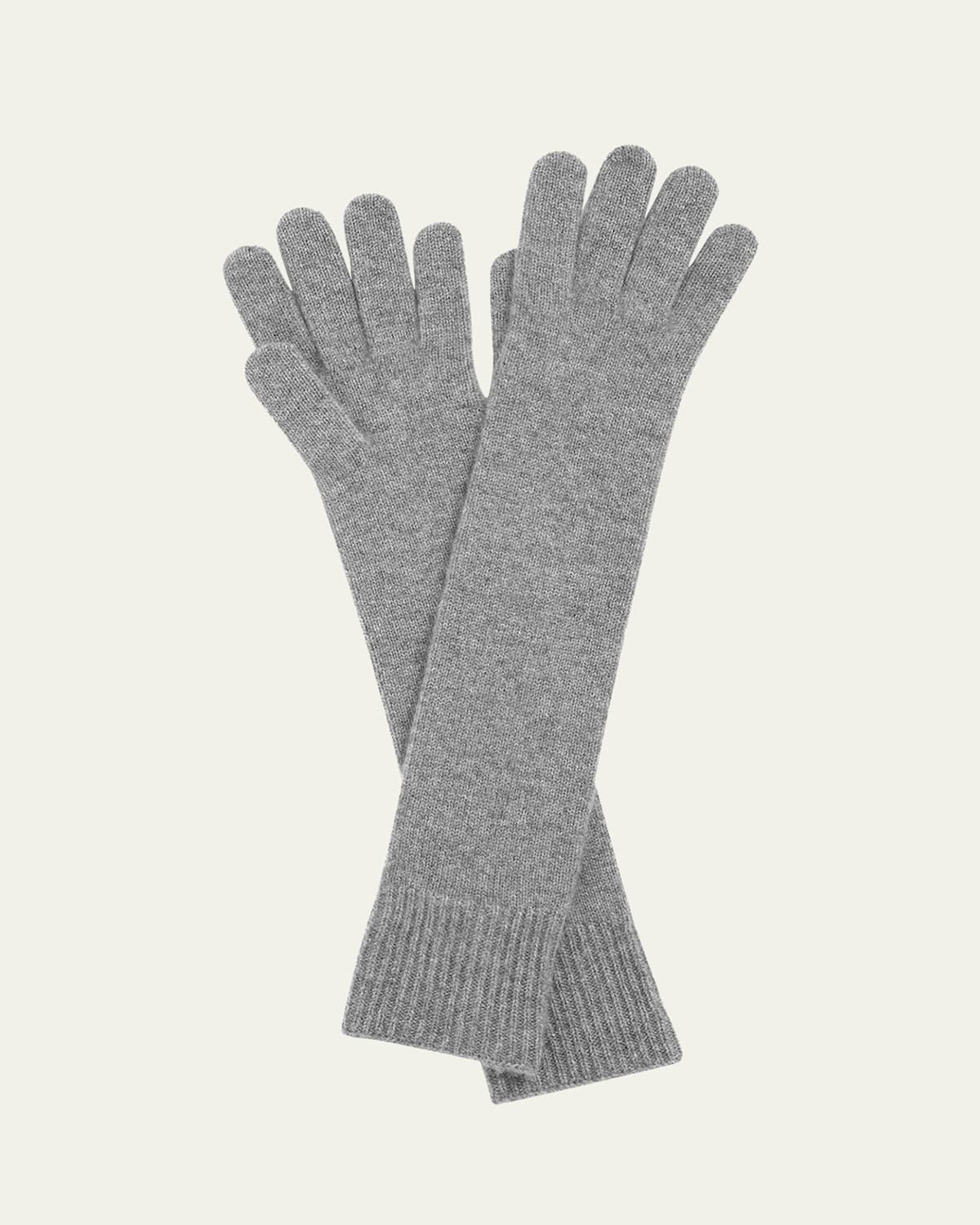 Long-Kit Cashmere-Blend Gloves | Bergdorf Goodman