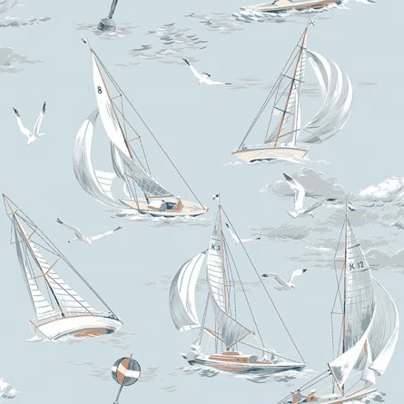 Sailboats Wallpaper | Wayfair North America