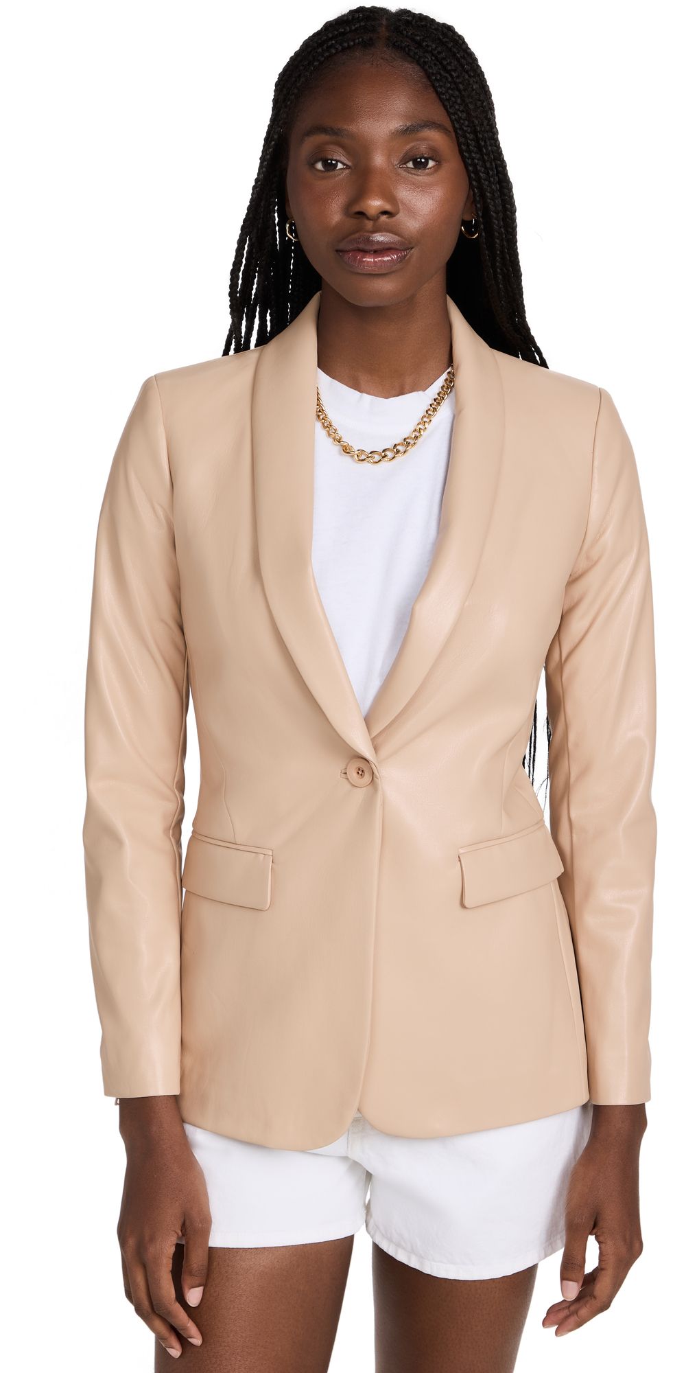 Macey Vegan Leather Blazer | Shopbop