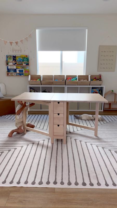 Homework table #playroom #homeschool #homeschooling #kids 

#LTKVideo #LTKhome #LTKkids