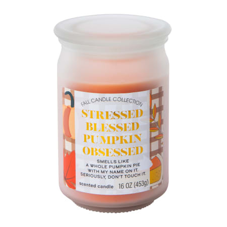 Funny Fall Scented Candle 16oz | Five Below