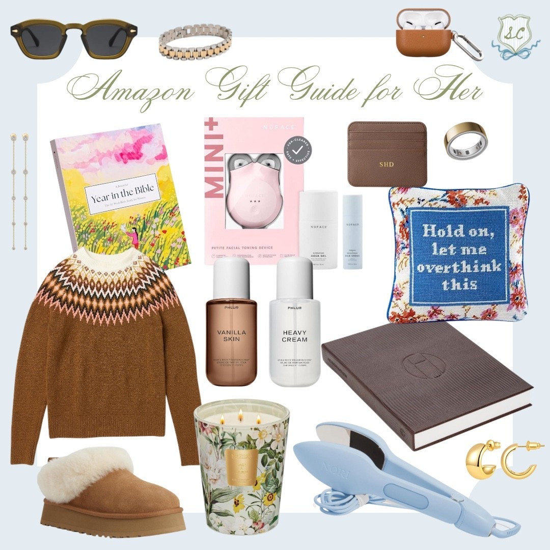 Amazon gift guide for her! 🤍 Gift guide for your wife, mom, sister, mother in law, girlfriend, aunt, bestie, and all the other women in your life! 

#LTKHoliday #LTKSeasonal #LTKGiftGuide
