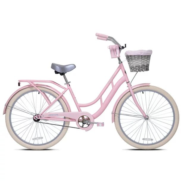 BCA 26 In. Charleston Ladies Cruiser Bike, Pink | Walmart (US)