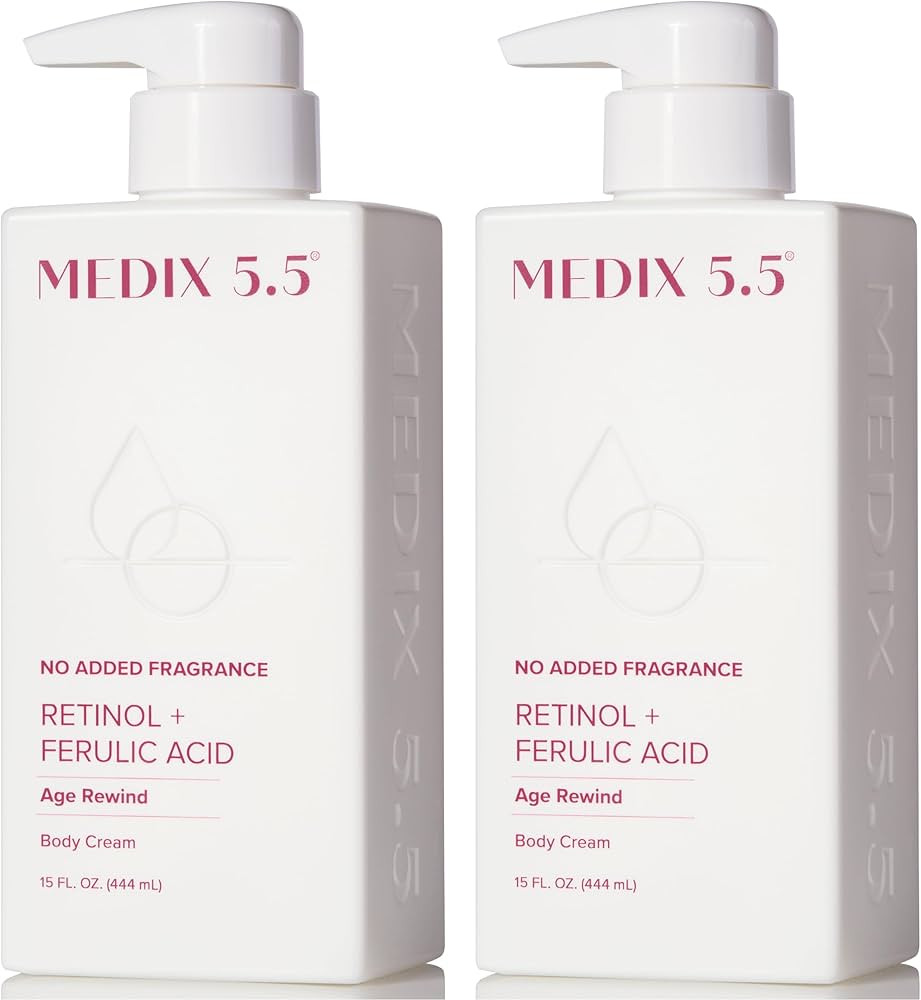 Medix 5.5 Fragrance Free Retinol Body Lotion Crepey Skin Care Treatment, Anti Aging Body Lotion &... | Amazon (US)
