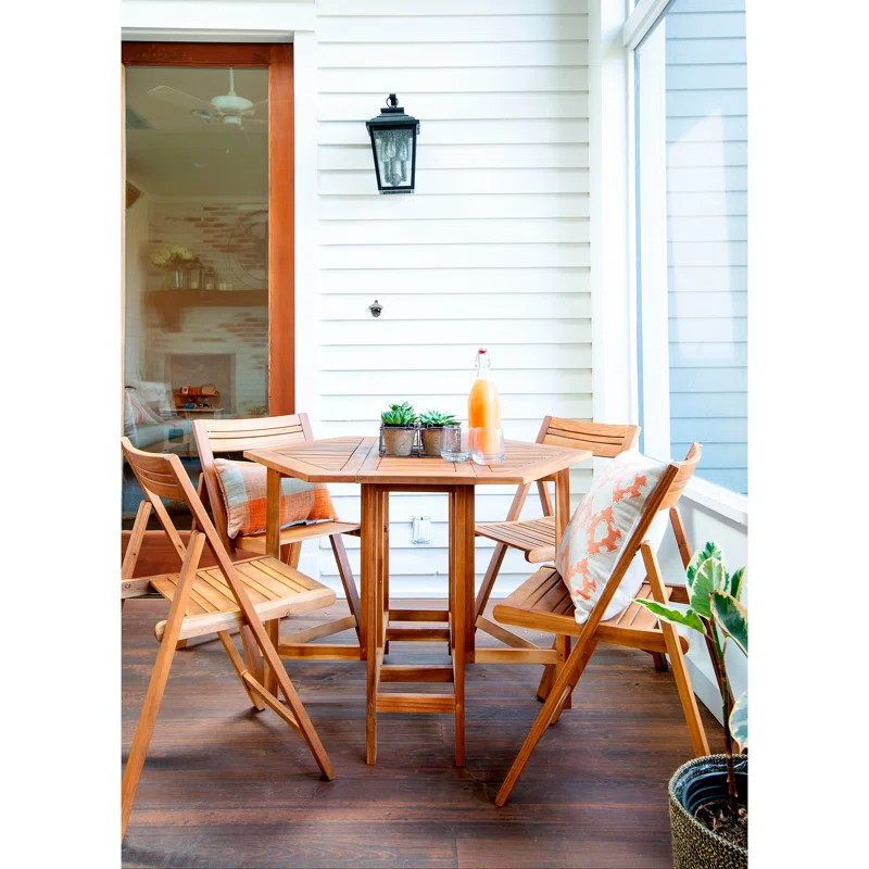 Lagarde Hexagon 4 - Person Outdoor Dining Set | Wayfair North America