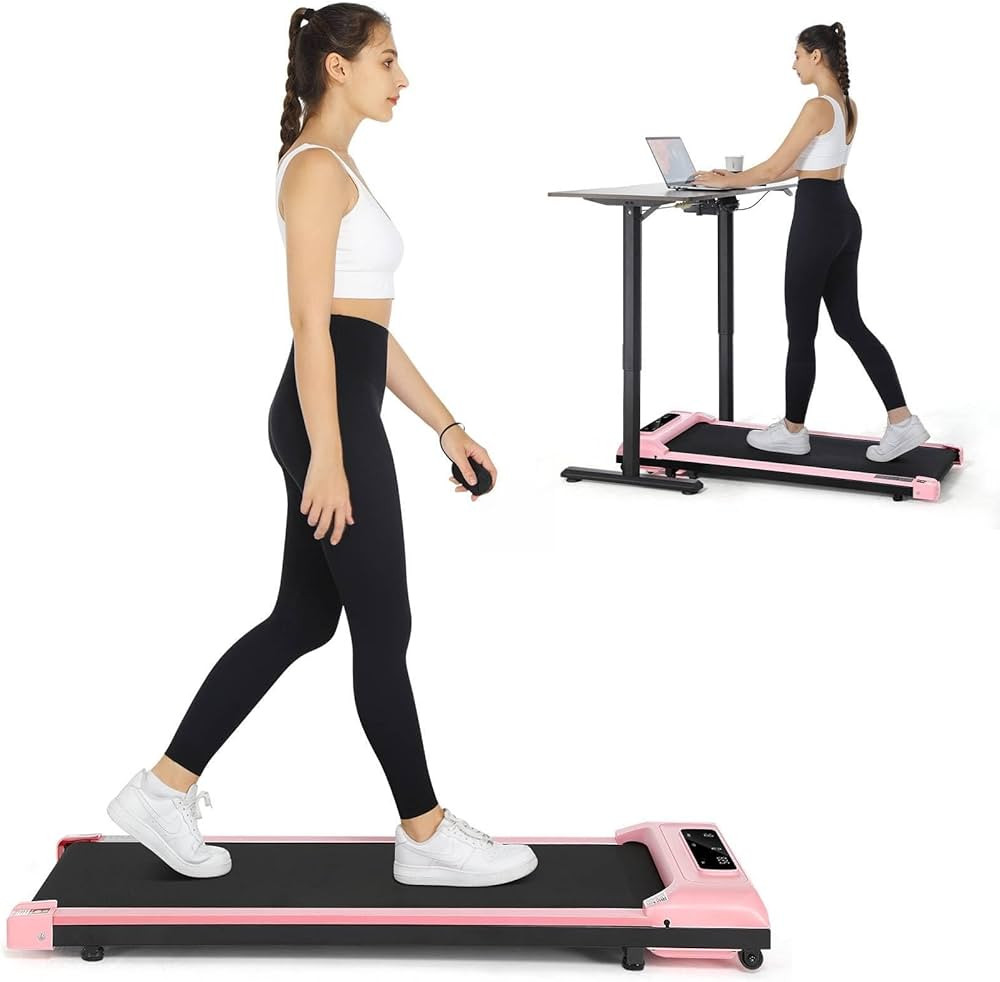 ANCHEER Walking Pads, 2 in 1 Under Desk Treadmill 2.5HP Compact Running Machine with Remote Contr... | Amazon (US)