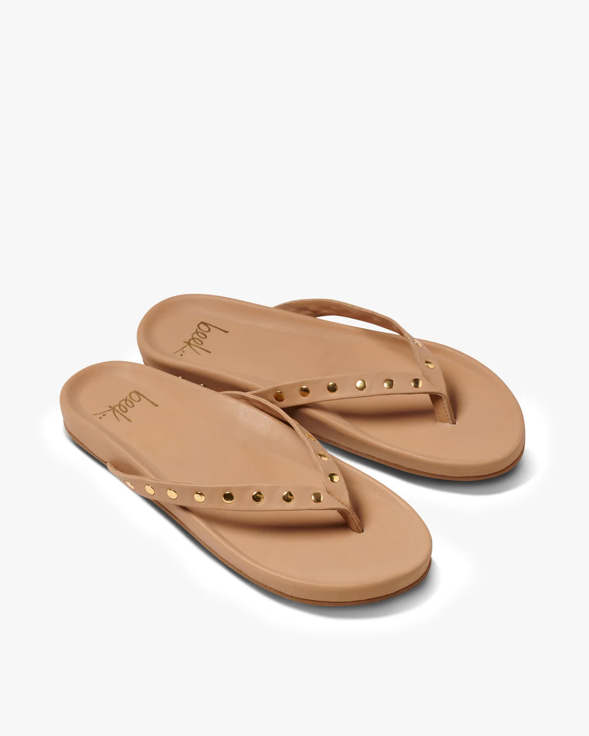 Tringa Leather Thong Sandal - Black | beek | beek