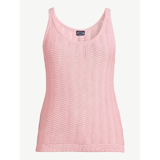 Scoop Women's Sweater Tank Top with Scallop Hem | Walmart (US)