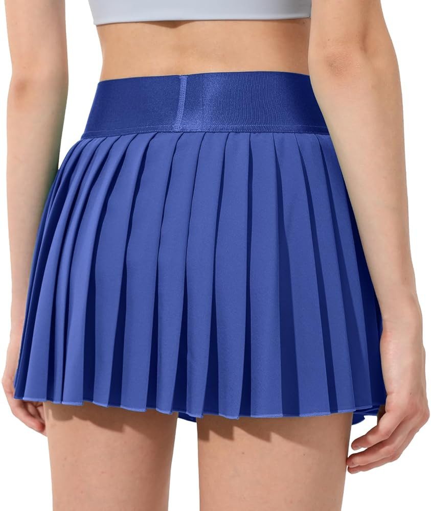 Husnainna Pleated Tennis Skirt for Women Built-in Shorts High Waisted Athletic Skirts Skorts with... | Amazon (US)