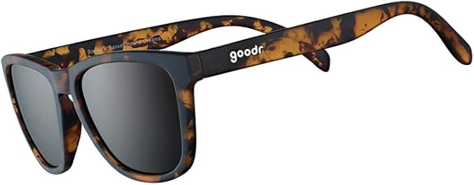 goodr Bosley's Basset Hound Dreams Polarized Sunglasses, Medium Sized (OG), Brown Translucent Fra... | Amazon (US)