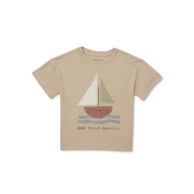 easy-peasy Toddler Boy Short Sleeve Graphic T-Shirt, Sizes 18M-5T - Walmart.com | Walmart (US)