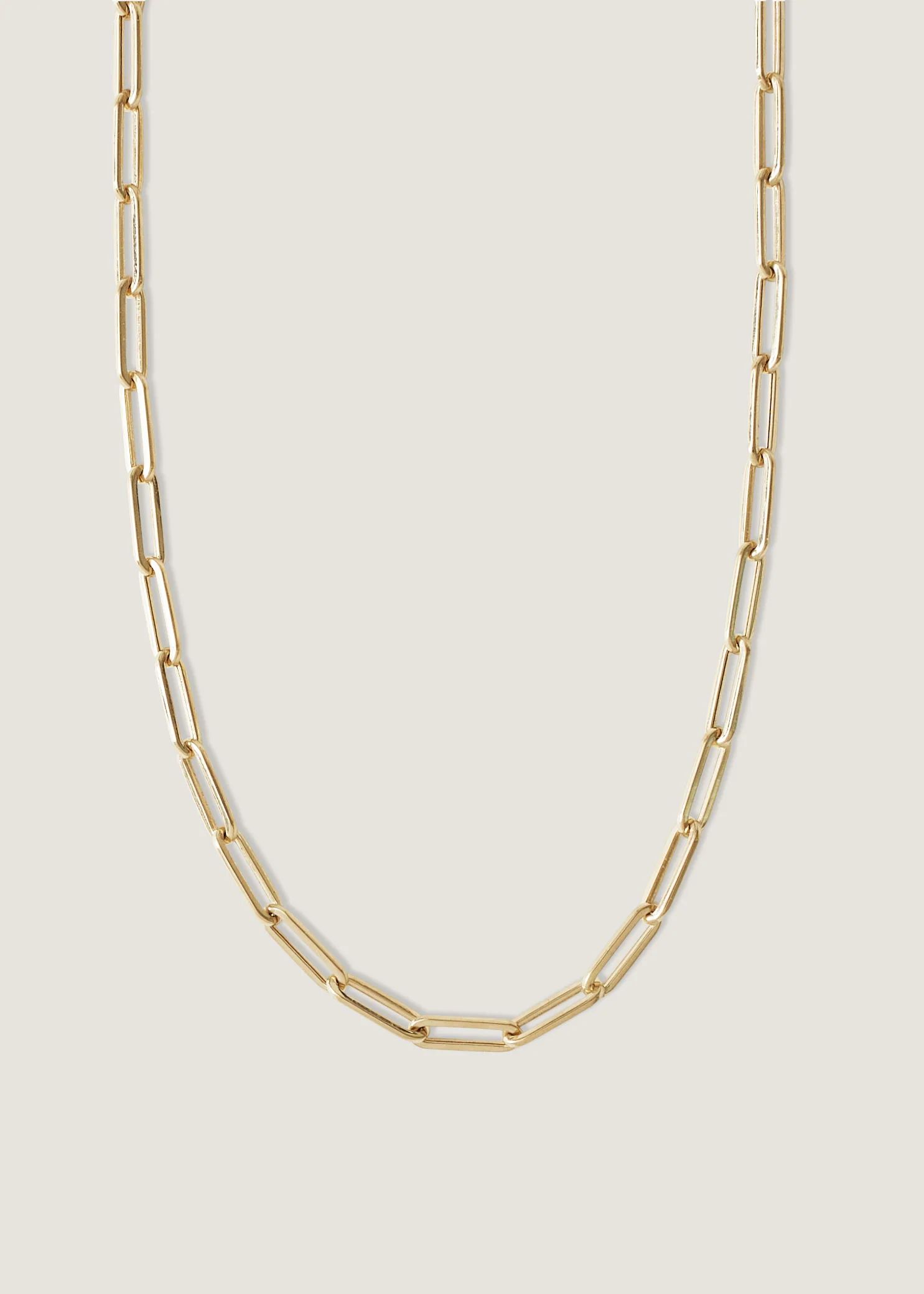 Paperclip Link Chain Necklace - Kinn | Kinn