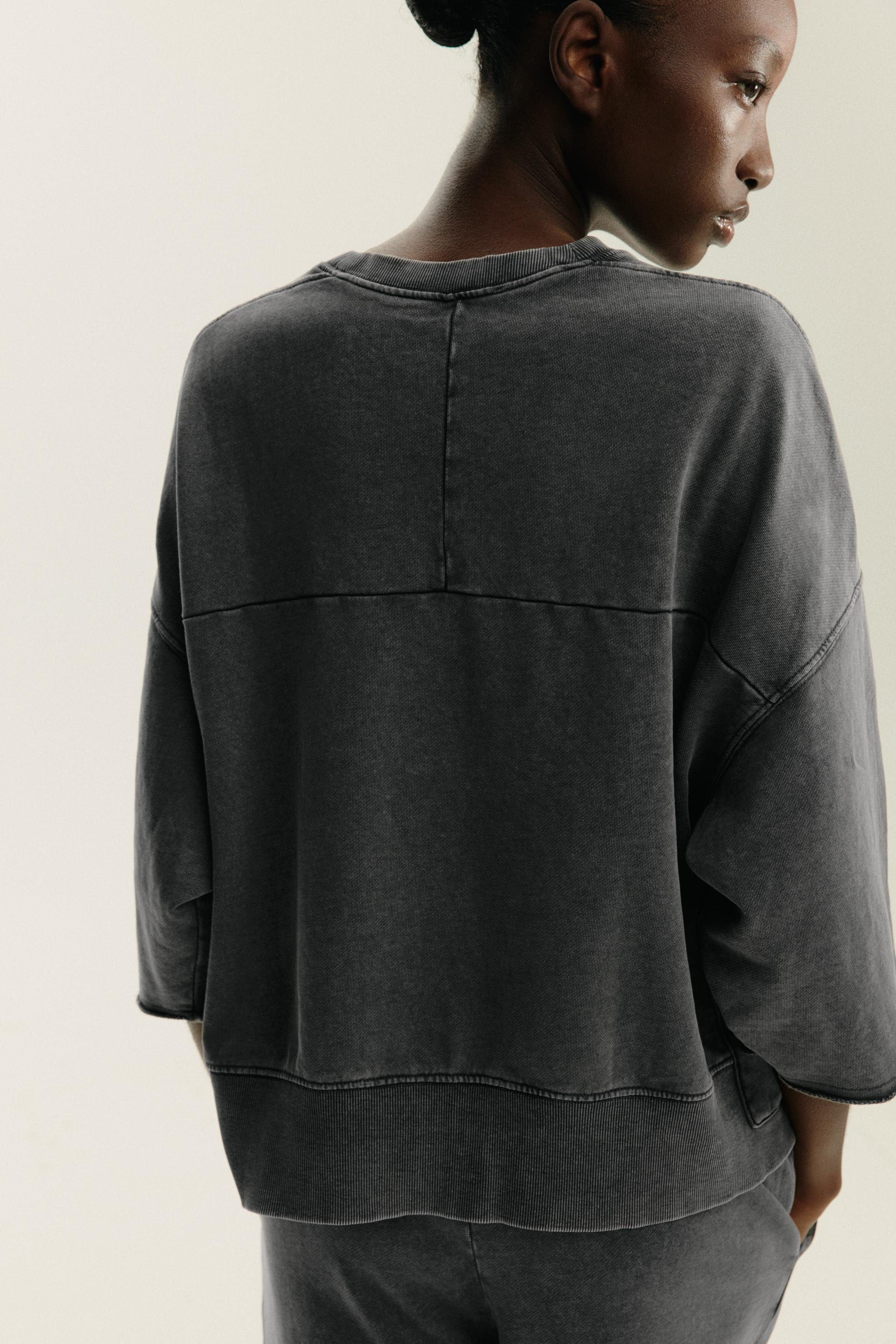 WASHED SWEATSHIRT | Zara US