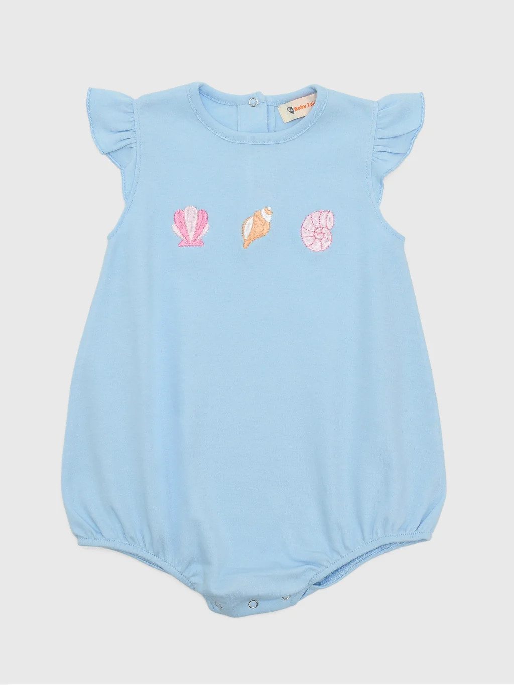 Luigi Baby Girls' Beach Shell Onesie | Saint Bernard