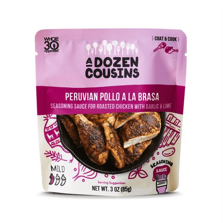 A Dozen Cousins Peruvian Pollo ala Brasa Seasoning Sauce Pack Of 10 - Walmart.com | Walmart (US)