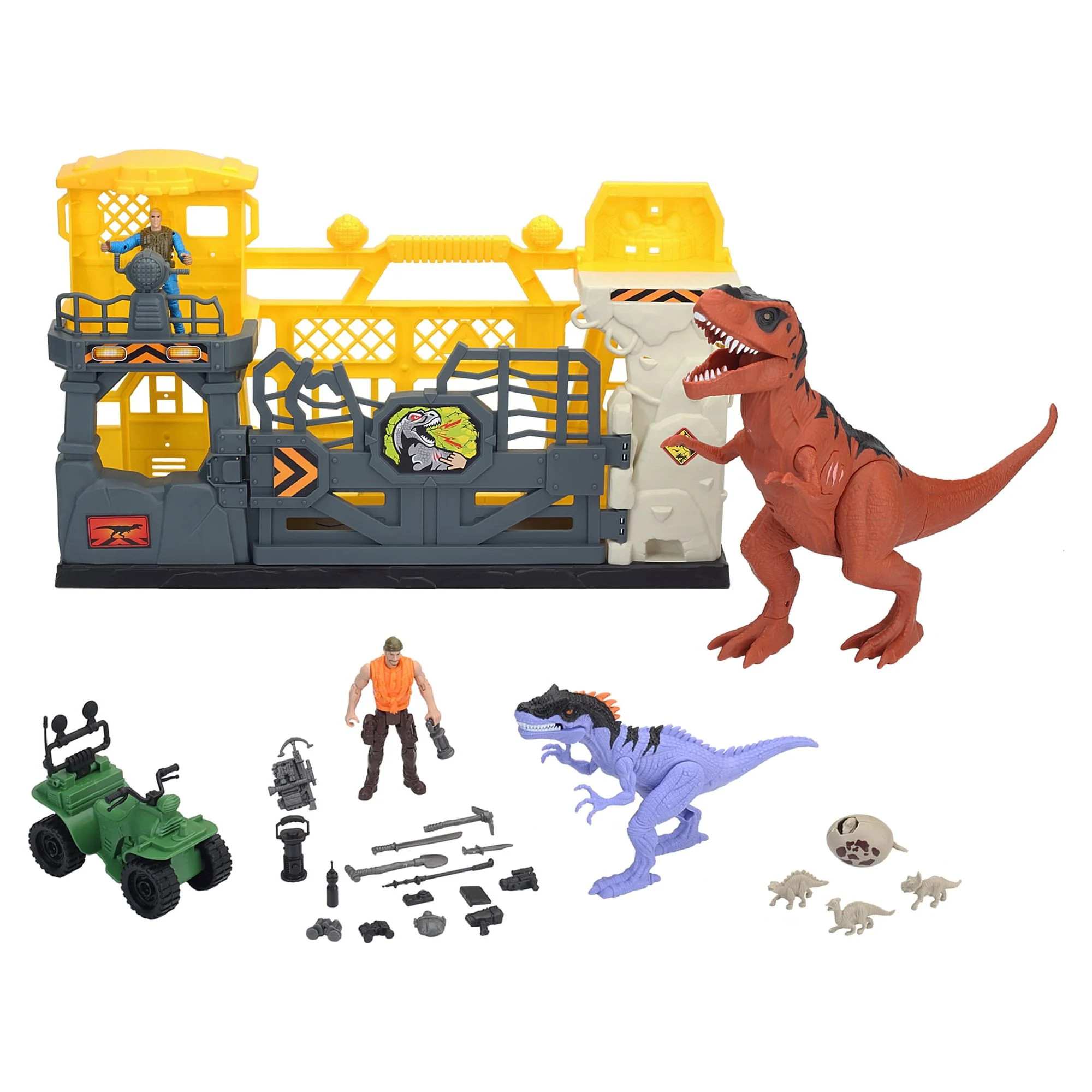 Kid Connection Dinosaur Mega Play Set with Light & Sound, 28 Pieces, Toddler Toys | Walmart (US)